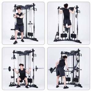 Máquina Smith Multifunción de Alta Calidad para Gimnasio, Rack de Sentadillas y Halterofilia, Equipo de Fitness de Acero Reforzado - Product Image 4