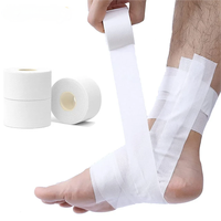 Bande de maintien athlétique en coton de 3,8 cm, autres bandes de protection sportives, bandages pour poignets, soutien pour pieds, genoux et chevilles pour Taekwondo et Jiu Jitsu, oxyde de zinc