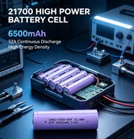 Linkdata INR21700S-65P 6500mAh 52A Sel Li-ion -40 ℃   Mampu Menahan Suhu Ultra Rendah, Kapasitas Tinggi 3.6V untuk Paket E-Bike & Robotika