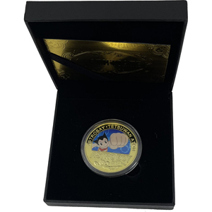 Métal Artisanat Personnalisé <span class=keywords><strong>Dessin</strong></span> Animé <span class=keywords><strong>Astro</strong></span> Garçon Jouet Graver 24k Or Placage Pièces En Stock - Product Image 3