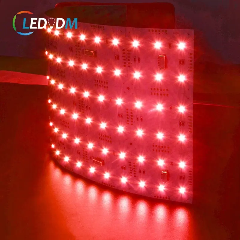 1 mm paper thin RGB flexible led back light sheet brand chips smd 5050 420D/M backlight colorful led flex panel