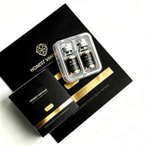 Caja y Etiqueta Personalizables para Cosméticos Ecológicos, Impresión de Etiquetas en Papel Holográfico Brillante, Caja de Papel para Viales de 2ml, 3ml, 5ml - Product Image 1