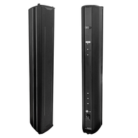 Enceinte colonne LS3 série Q avec coque en aluminium, connectivité XLR, sortie audio mono haute puissance, impédance 4/8 ohms