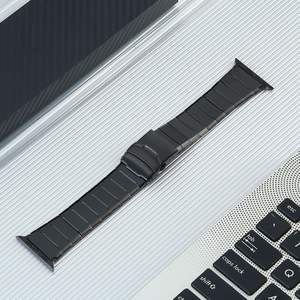 <span class=keywords><strong>Bracelet</strong></span> de montre en métal de luxe Yubenyi Ultra 2 respirant en titane de 49 mm, édition limitée, avec fermoir déployant, 22 cm, pour montre connectée - Product Image 5