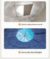 Nouvelle Arrivée Dôme Hôtelier de Luxe Quatre Saisons Personnalisé en Acier et PVC, Tente de Glamping Préfabriquée, Dôme Géodésique en Verre pour Événements