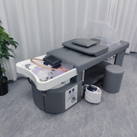 Tête de spa évier tête thérapie shampooing lit tête de spa lit japonais meubles de salon lit de lavage de cheveux thaïlandais