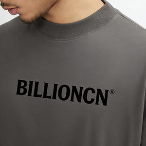 T-shirt Streetwear Homme Personnalisé de Haute Qualité 100% Coton, Coupe Ample, Col Rond, Manches Courtes, 210g, Impression DTG, Style Boxy - Product Image 3