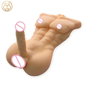 Jouets sexuels pour la masturbation féminine, poupée sexuelle réaliste en forme de torse masculin musclé, poupée sexuelle <span class=keywords><strong>gay</strong></span> réaliste avec pénis et gode - Product Image 2