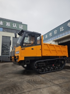 Oferta Especial: Dumper Agrícola de Orugas de 8 Toneladas, Velocidad de 35 km/h, Directo de Fábrica, Caja de Cambios para Minicargadoras, Ideal para Restaurantes y Comercios Minoristas - Product Image 4