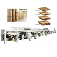 Ligne de production de carton ondulé 3 plis, ligne de production de carton ondulé, ligne de production de carton ondulé