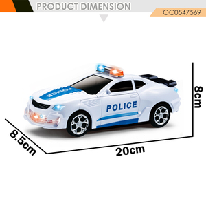 Interessante Giocattolo per Bambini Auto Polizia Trasformabile in <span class=keywords><strong>Robot</strong></span> a Batteria - Product Image 5