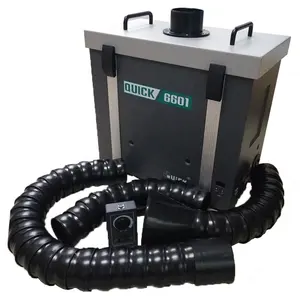 Extracteur de fumée rapide 6601 haute puissance pour la réparation de téléphone portable système de filtre de Purification à faible bruit efficace purificateur de fumeur