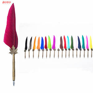 Stylos de fontaine, Logo personnalisé, 1 pièce, nouveau Design, pointe de fontaine, articles promotionnels avec encre, coffret cadeau d'affaires - Product Image 2