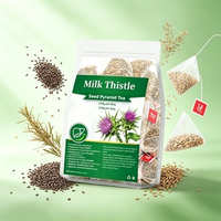 Sachets de tisane de chardon-Marie naturelle 160g – Emballage personnalisé OEM – Infusion chaude ou froide pour préparation avec eau chaude ou froide – Vente en gros