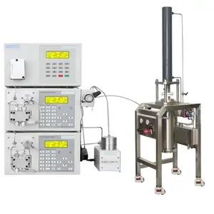 Sistema de HPLC preparativo, cromatografía HPLC con columna DAC200 para la industria farmacéutica utilizada