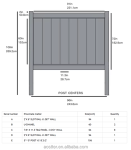Clôture décorative de jardin, écran d'intimité, clôture en maille <span class=keywords><strong>rigide</strong></span> en <span class=keywords><strong>PVC</strong></span> 3D - Product Image 6