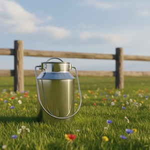 Bidon à lait Karl Krger 1 litre en acier inoxydable pour usage agricole - Product Image 3