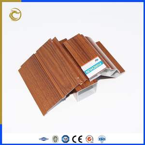 Perfiles de Aluminio Color Roble Caoba para Gabinetes, Perfiles de Aluminio Extruido con Acabado de Madera para Gabinetes de Cocina - Product Image 2