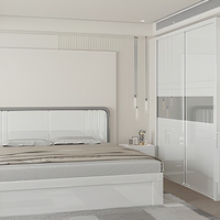 Meubles de lit de grande taille pour filles, ensembles de chambre à coucher modernes, rangement coulissant, luxe, Offre Spéciale mètres, haute brillance, 1.5