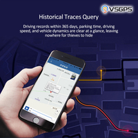 Suivi des véhicules de flotte, voiture, camion, moto, vélo électrique, remorque, positionnement en temps réel, traceur GPS avec fonction d'arrêt du moteur