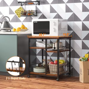 Carrello per <span class=keywords><strong>stampante</strong></span> Mobile a 3 livelli, - Product Image 2