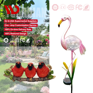 Décoration de <span class=keywords><strong>jardin</strong></span> solaire LED haut de gamme personnalisable, résistante à l'eau, garantie 3 ans, logo personnalisé, boîte couleur, emballage FSC disponible - Product Image 1