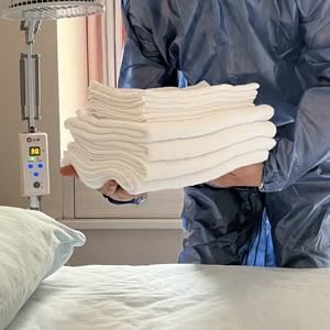 Asciugamano usa e getta <span class=keywords><strong>per</strong></span> il viso di cotone asciugamano da bagno usa e getta <span class=keywords><strong>per</strong></span> l'<span class=keywords><strong>ospedale</strong></span> - Product Image 2