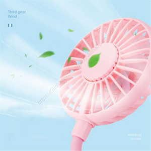 Ventilador de Mano Recargable AAA10 al por Mayor, Mini Ventilador USB Portátil con Luz Nocturna LED para Escritorio - Product Image 3