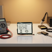 MSDS CE-Zertifizierung Halbfester 104040 1900mAh 3,7V Wiederaufladbarer Ultradünner Polymer-Lithium-Ionen-Akku LiNiMnCoO2