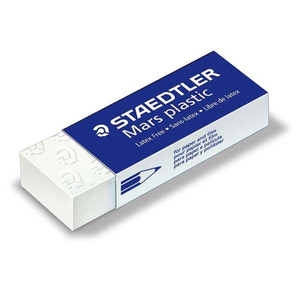 STAEDTLER - Gomme à effacer en plastique MARS BLANCHE - Product Image 1