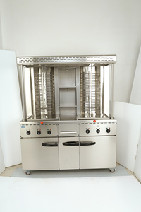 Attrezzatura commerciale per <span class=keywords><strong>Kebab</strong></span> di pollo a Gas Shawarma Machine Gas Sharwarma Machine Witch Cabinet - Product Image 2