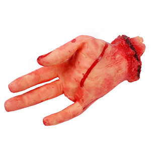 ของตกแต่งวันฮาโลวีน รูปมือ ขา สมอง หัวใจปลอม น่ากลัว น่าสยดสยอง สำหรับบ้านผีสิง วัสดุไวนิล อุปกรณ์ประกอบฉากหลอกๆ สยองขวัญ - Product Image 4