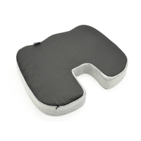 Coussin de siège orthopédique en mousse à mémoire de forme en forme de U, tissé, rafraîchissant, pour sièges de voiture, fauteuils roulants, utilisation en extérieur - Amovible, lavable, logo personnalisé