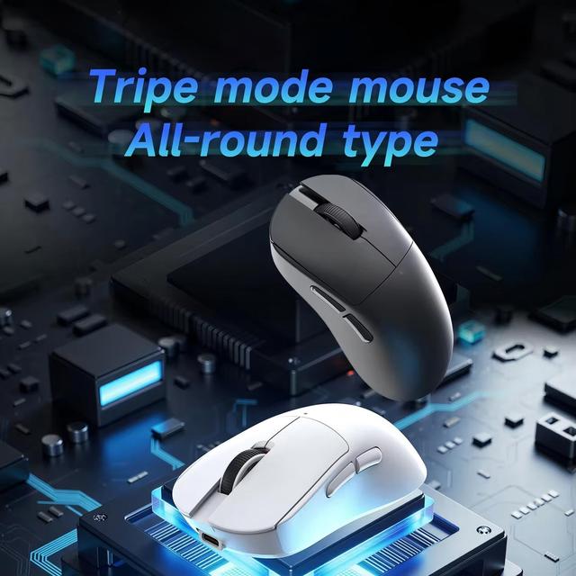 OEM Wireless Gaming Mouse 70g 1KHz WiredWireless PAW3311 24K DPI Tri-Mode 30 Million Clicks