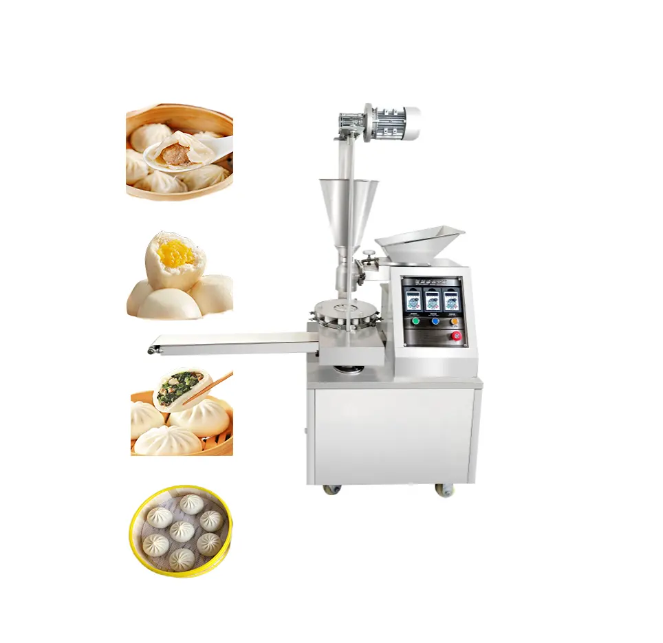 Automatische Knödel maschine Kleine gedämpfte gefüllte Baozi Momo-Maschine