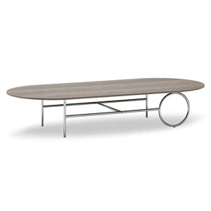 Mesa de <span class=keywords><strong>centro</strong></span> de mármol, estilo nórdico, muebles para el hogar de Metal, pequeño Stock de hierro forjado mesa de café moderno - Product Image 2