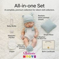 Poupées reborn en silicone intégral Belinda de 18 pouces, kit cadeau, poupées réalistes, jouets pour bébés, poupées réalistes en silicone souple, ensemble de poupées nouveau-nés