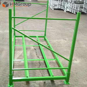 Estante Apilable Desmontable para Neumáticos PCR de Acero Suave Q235 con Tubo Cuadrado Metálico, Ideal para Almacenamiento en Almacenes - Product Image 1