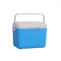 Glacière portable en plastique de 6 L, résistante à l'eau, conserve la fraîcheur jusqu'à 5 jours pour le camping, les pique-niques et les voyages