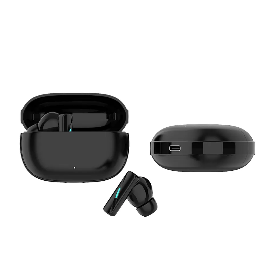 Earbud TWS tahan air IP7, headphone nirkabel Headset dengan mikrofon untuk Gaming dan perangkat iOS Android