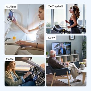 <span class=keywords><strong>UGREEN</strong></span>-Transmisor y receptor <span class=keywords><strong>Bluetooth</strong></span> 5,2, adaptador inalámbrico de doble par para Airpods, auriculares, altavoces, TV, PC, MP3, gimnasio - Product Image 6