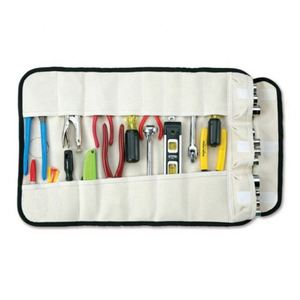 Wholesale Custom Folding Professional Storage <b>Rolling</b> Tool Bag Tote Storage Bag with 30 Pockets - Product Image 4