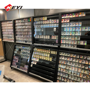 Espositore da Terra in Metallo e Acrilico per <span class=keywords><strong>Carte</strong></span> Collezionabili TCG Pokémon e Sportive di Dimensioni Standard con Serratura - Product Image 4