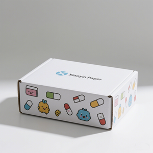 Benutzer definiertes Logo Starke <span class=keywords><strong>Cartoon</strong></span>-Verpackung Wellpappen-Verpackungs produkt Großhandel White Mailer Box - Product Image 3