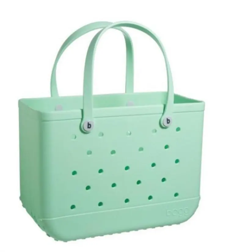High quality Perforated Large Neoprene bogg Beach Bag Women Shoulder Bag for Beach