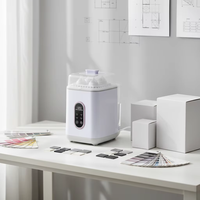 Stérilisateur Électrique à Vapeur 400W pour Biberons, Séchoir et Stérilisateur, Prise US, Stockage Sans Bactéries Pendant 72 Heures, Design Compact pour Comptoir