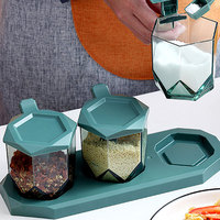 Bouteilles de thé scellées, pour conserver les aliments, un design unique, rangement d'assaisonnement et d'épices, avec cuillère, pour décorer la cuisine, matière plastique, ml