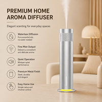 Diffuseur d'huiles essentielles électrique portable en métal avec télécommande rechargeable pour hôtels et usage domestique (vente en gros)