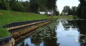 แผ่นพลาสติกพีวีซีอัจฉริยะที่เป็นมิตรต่อสิ่งแวดล้อมวัสดุรีไซเคิลสำหรับการรักษาเสถียรภาพของธนาคารและระบบควบคุมน้ำท่วม - Product Image 5