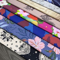 Tissu en nylon tissé personnalisé à impression numérique 70D 280T 98GSM imperméable, MOQ 1 mètre, tout motif accepté, pour vestes et sacs pour filles, certifié GRS OEKO-TEX